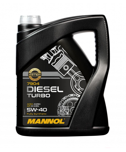 Моторное масло MANNOL Diesel Turbo 5W-40 CI-4/SL ESTER 5л Фото 4