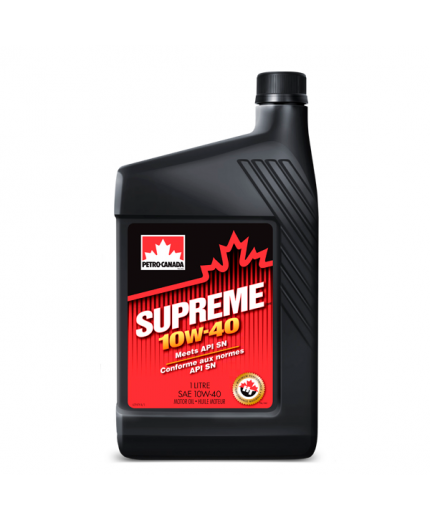 Моторное масло PETRO-CANADA Supreme SAE 10W-40 1л Фото 5