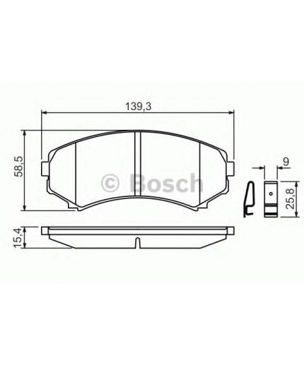 BOSCH Колодки дисковые Фото 2