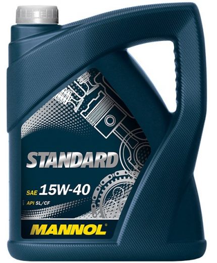 Моторное масло MANNOL Standard 15W-40 SL/CF 5л Фото 4