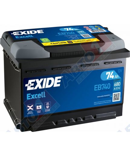 EXIDE Аккумулятор Excell EB740 680А (74 А/ч) Фото 8