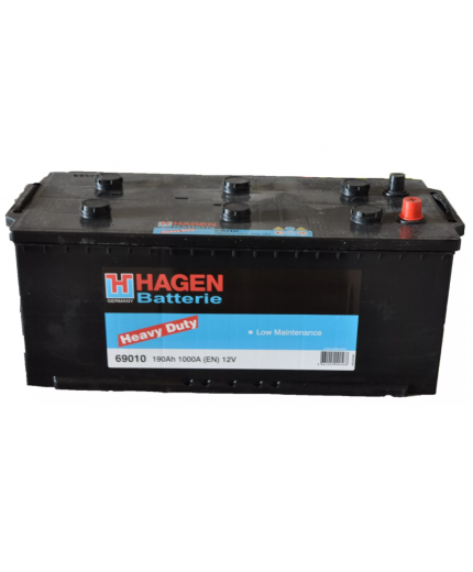 HAGEN Аккумулятор Heavy Duty 69010 1000А (190 А/ч)