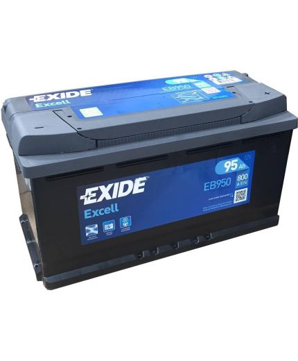 EXIDE Аккумулятор Excell EB950 800А (95 А/ч) Фото 6