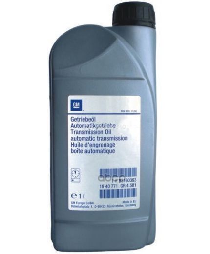 Трансмиссионное масло GM ATF 3309 D-III для АКПП 5-ступ GM 1л Фото 2