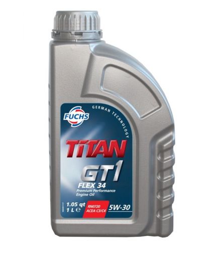 Моторное масло FUCHS Масло TITAN GT1 FLEX 34 5W-30 1л Фото 2