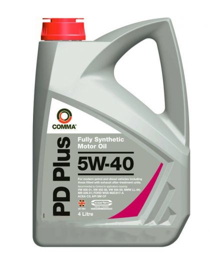 Моторное масло COMMA PD Plus 5W-40 4л Фото 2