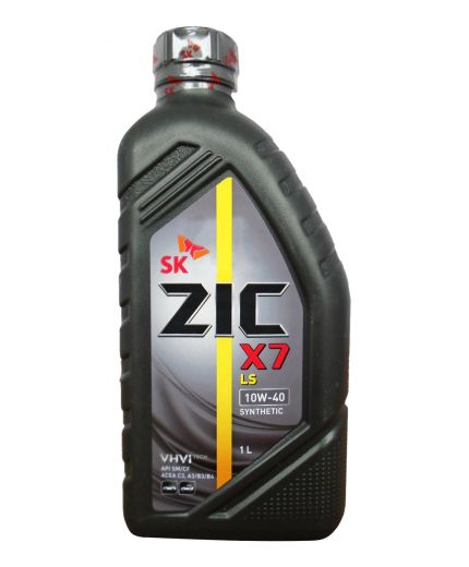 Моторное масло ZIC X7 LS SYNTETIC SN 10W-40 1л
