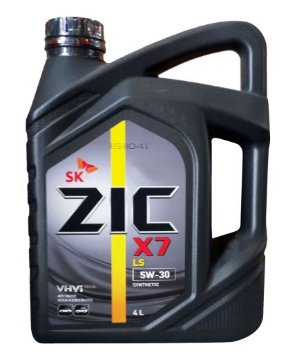 Моторное масло ZIC X7 LS SYNTETIC SN/CF 5W-30 4л Фото 2