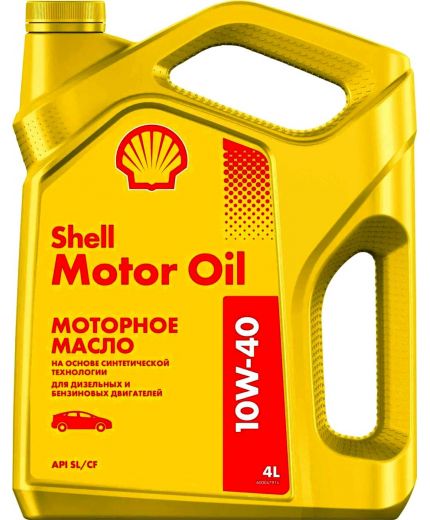Моторное масло SHELL Motor OIL 10W-40 4л Фото 2