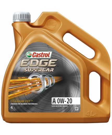 Моторное масло CASTROL EDGE SUPERCAR A 0W-20 4л Фото 2