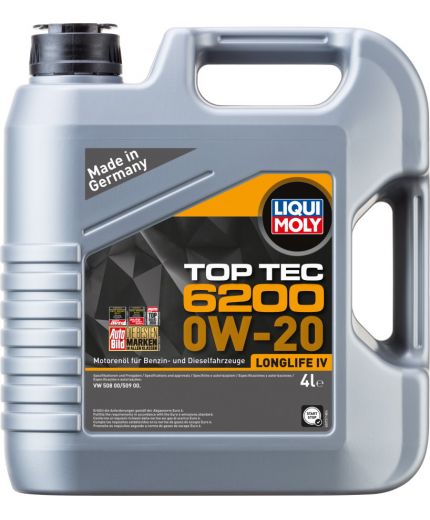 Моторное масло LIQUI MOLY Top Tec 6200 0W-20 4л