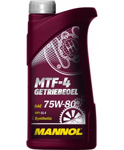 Трансмиссионное масло MANNOL MTF-4 Getriebeoel 75W-80 GL-4 1л
