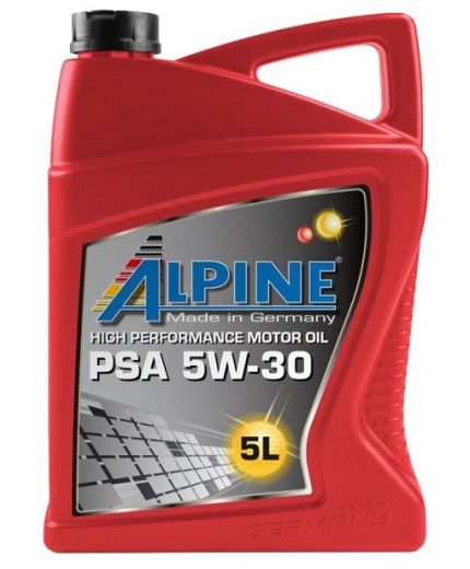 Моторное масло ALPINE PSA 5W-30 5л