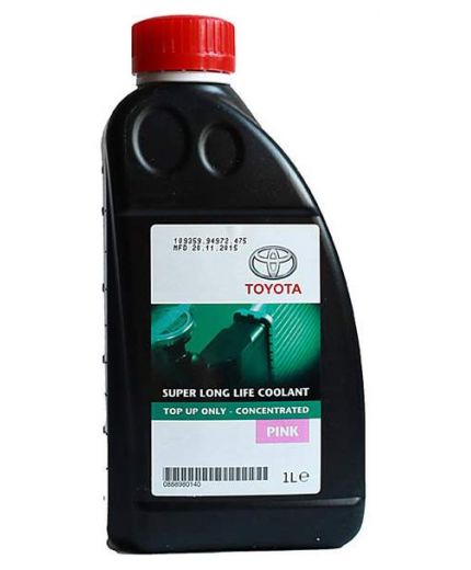 Антифриз TOYOTA Super Long Life Coolant Concentrated Pink розовый концентрат 1л