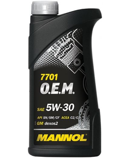 Моторное масло MANNOL 7701 OEM for Chevrolet Opel 5W-30 SN/SM/CF 1л METАЛ Фото 4