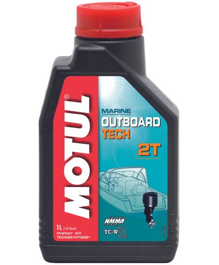 MOTUL OUTBOARD TECH 2Т для подвесных лодочных двигателей 1л