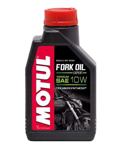 Смазка MOTUL FORK OIL EXP M 10W для реверсных телескопических вилок 1л
