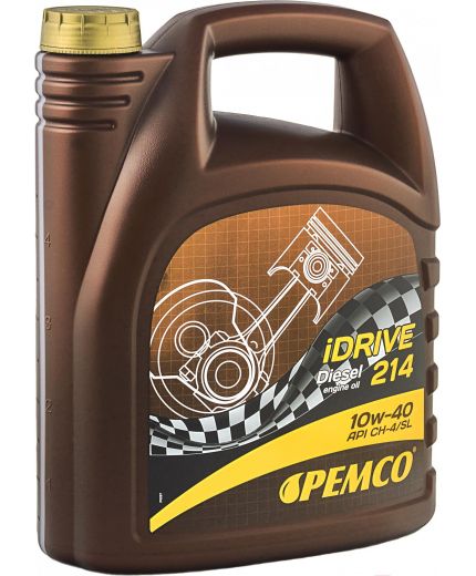 Моторное масло PEMCO iDRIVE 214 DIESEL 10W-40 CH-4/SL 5л Фото 2