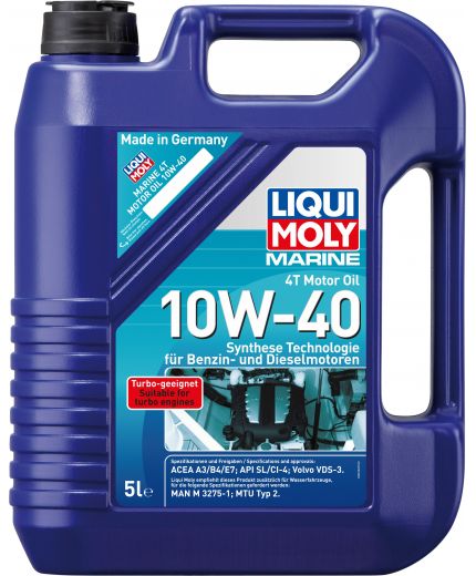 LIQUI MOLY Масло Marine 4T Motor Oil 10W-40 5л Фото 2