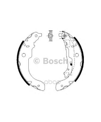 BOSCH Колодки дисковые