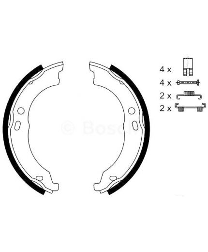 BOSCH Колодки дисковые