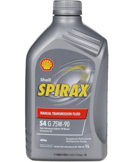 Трансмиссионное масло SHELL Spirax S4 G 75W-90 1л Фото 2