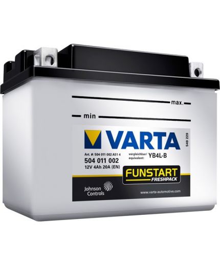 VARTA POWERSPORTS FP 12V (4 А/ч) 50A Фото 2