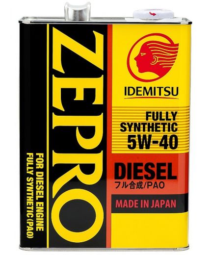 Моторное масло IDEMITSU ZEPRO FULLY SYNTHETIC CF 5W-40 4л