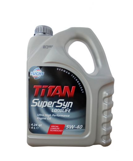 Моторное масло FUCHS TITAN Supersyn LONGLIFE 5W-40 4л