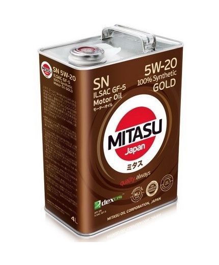 Моторное масло MITASU GOLD SN 5W-20 4л