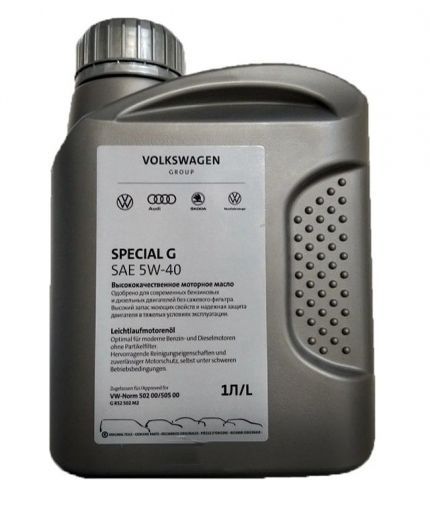 Моторное масло VAG 5W-40 1л Фото 2