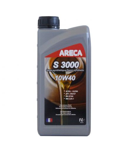 Моторное масло ARECA S3000 10W-40 1л Фото 2