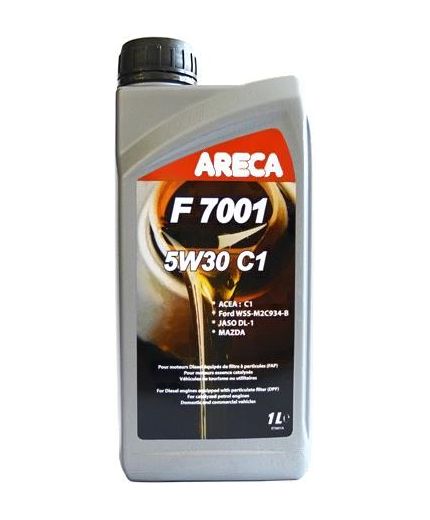 Моторное масло ARECA F7001 5W-30 C1 1л Фото 2