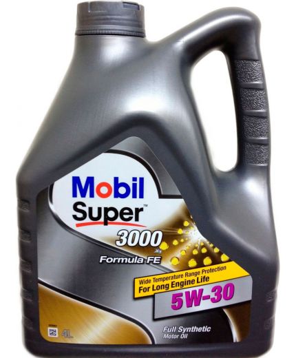 Моторное масло MOBIL Super 3000 Formula FE 5W-30 4л Фото 4
