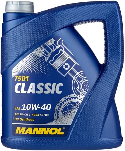 Моторное масло MANNOL Classic SN/CH-4 10W-40 5л Фото 4