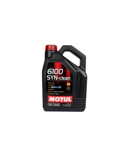 Моторное масло MOTUL 6100 SYN-CLEAN 5W-40 5л Фото 2