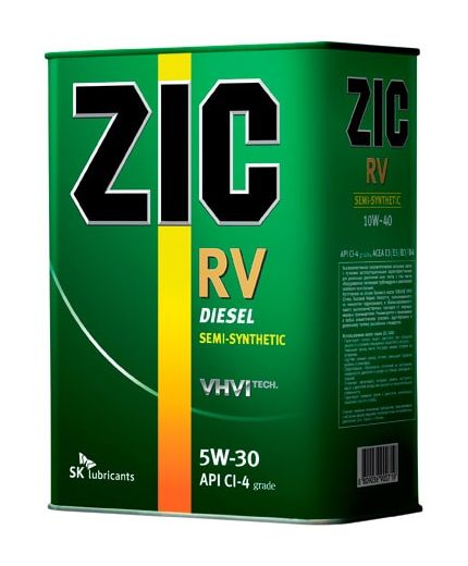 Моторное масло ZIC RV 5W-30 CI DIESEL 4л