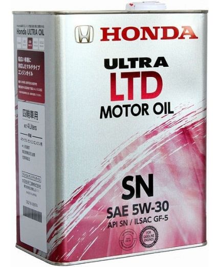Моторное масло HONDA SN 5W-30 ULTRA LTD 4л