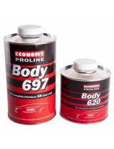 697 Лак акриловый 2K HS SR бесцветный с отвердителем 620 1,5л